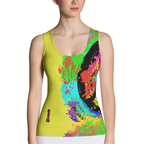 100% DGAF Multi Colored Tank Top