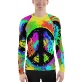 100% DGAF Make The World A Better Place Men's Rash Guard